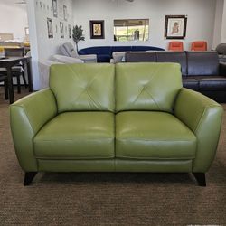 Leather Loveseat  - Myia 