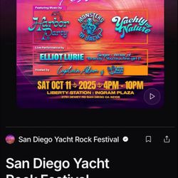 VIP San Diego Yacht Rock Festival Liberty Station 10/11