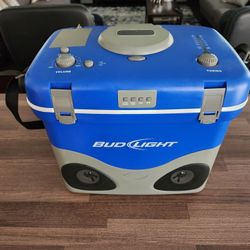 Bud Light Cooler With Radio And Speakers - Pick Up Near Desert Inn And Buffalo 