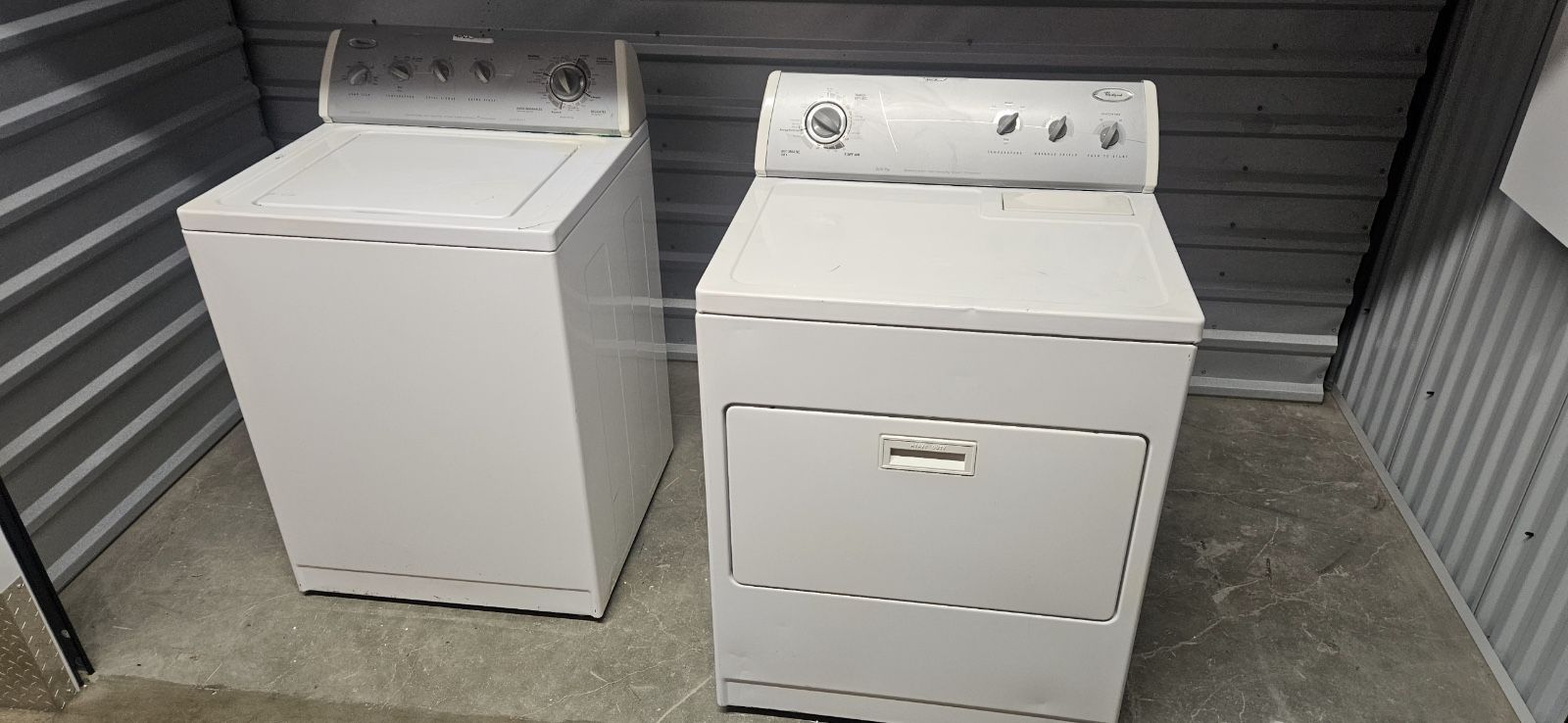 Used Whirlpool standard Washer & dryer