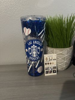 Dodgers Snowglobe Tumbler 