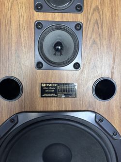 Vintage Fisher 3-way 15 Inch Tower Speakers