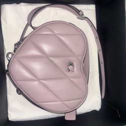 Coach Purple Heart Back 