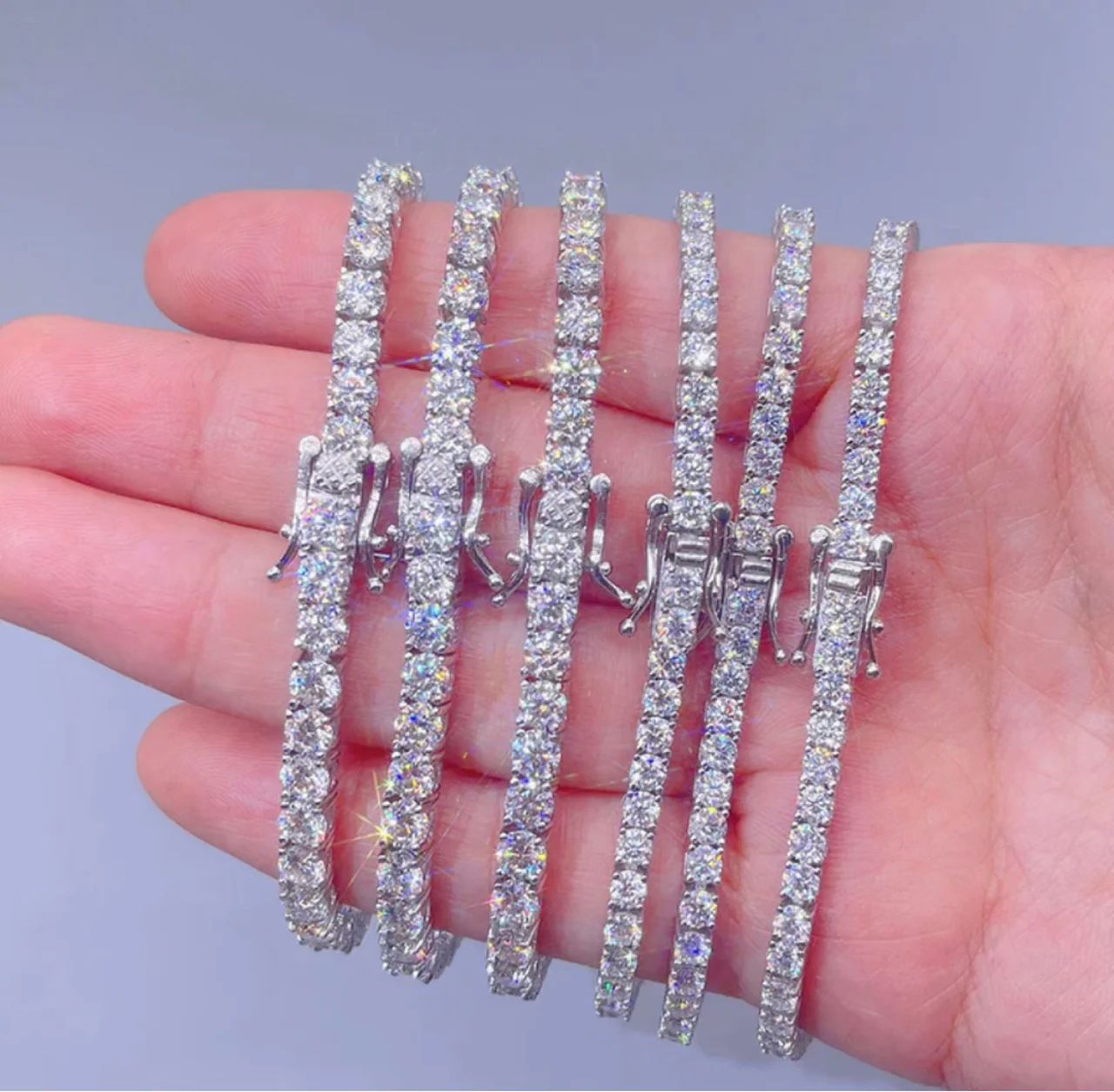 Moissanite Tennis Bracelet