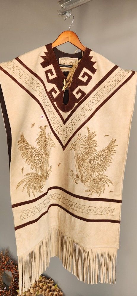 Leather Poncho