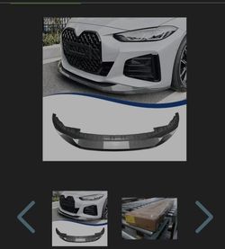 Carbon fiber front lip kit M sport