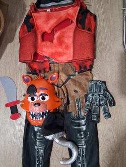 Five Nights at Freddy's Foxy Kids Costume size 4-6
