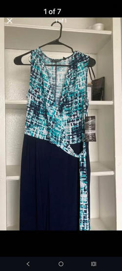 Nina Leonard sleeveless jumpsuit - Pickup only