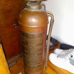 Vintage 20th Century Fire Extinguisher. ( Empty.)