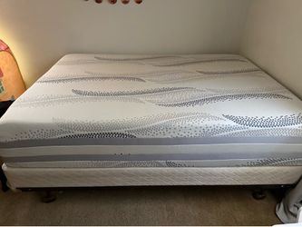 Full bed with basic frame