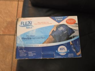 FlexiKold Gel Soft Flexible Ice Packs for Injuries - Reusable Freezer Cold Pack, Cold Compress & Cooling Gel Pad for Face, Shoulder, Hip, Leg, Arm, An