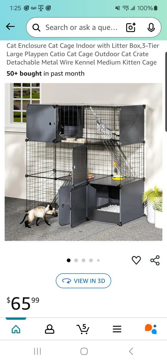 Brand New 3 Tier Cat Cage/Enclosure