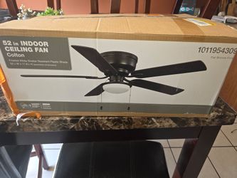 Colton 52 in. Indoor Ceiling Fan Flat Bronze