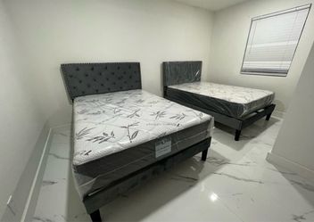 NEW MATTRESS FULL SIZE PLUSH WITH BOX SPRING