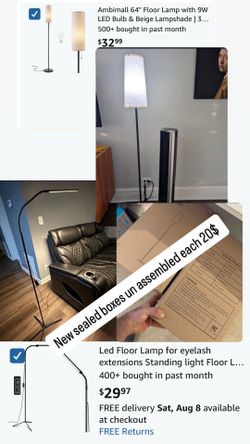 Led Floor Lamp for eyelash extensions Standing light Floor Lamps for Office Standing Lamp Brightness eyelash lamp tattoo Light Eye Caring Reading lamp