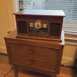 Record Player CD Radio And Cassette Player 
