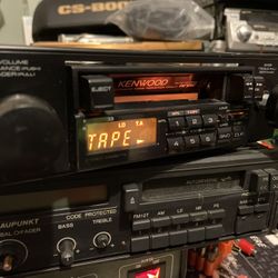 Kenwood Shaft Radio Cassette Player 