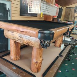 Log Pool Table