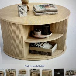 Round Wooden Table 