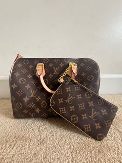 Louis Vuitton Monogram Speedy Bag with Pouch
