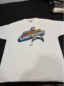 Chargers Vintage 2004 Division Champions Reebok Shirt