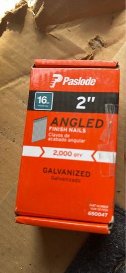 2 in. × 16-Gauge 20° Galvanized Andled Nails (2000-Per Box