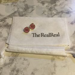 Miu Miu Logo-embossed stud earrings 