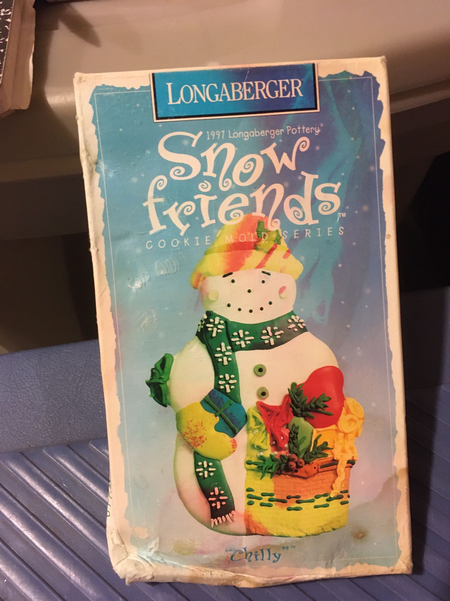 Longaberger snow friends 1997 cookie mold cutter - chilly