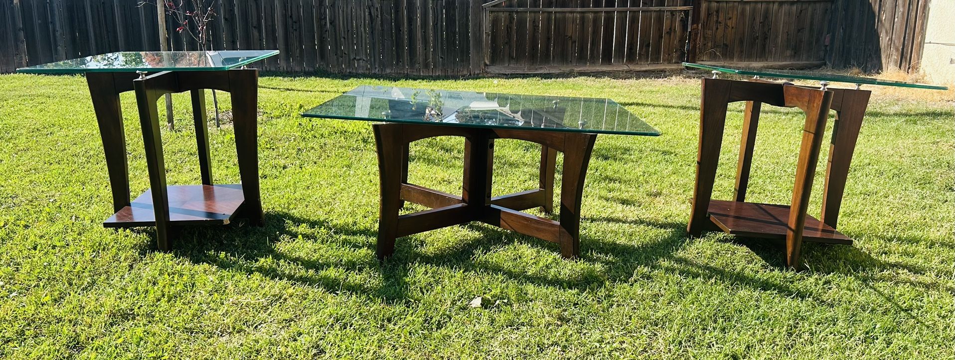 Coffee Table With Side Tables 