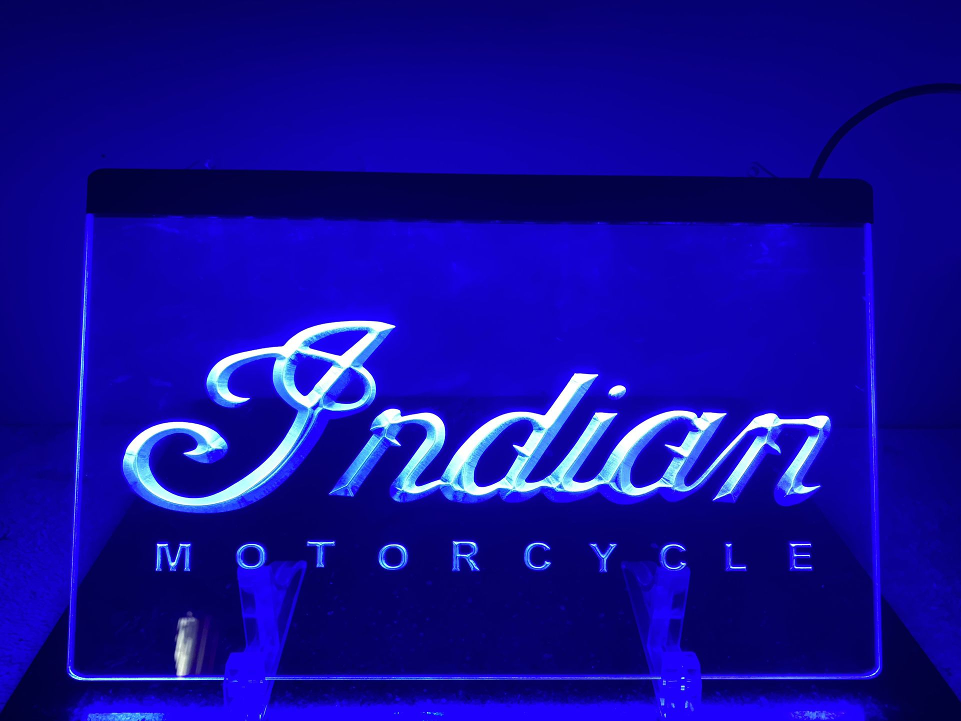 Indian Motorcycle LED Sign (8”x12”) 