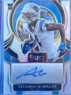 2025 Select Tetairoa McMillan RC Auto Panthers