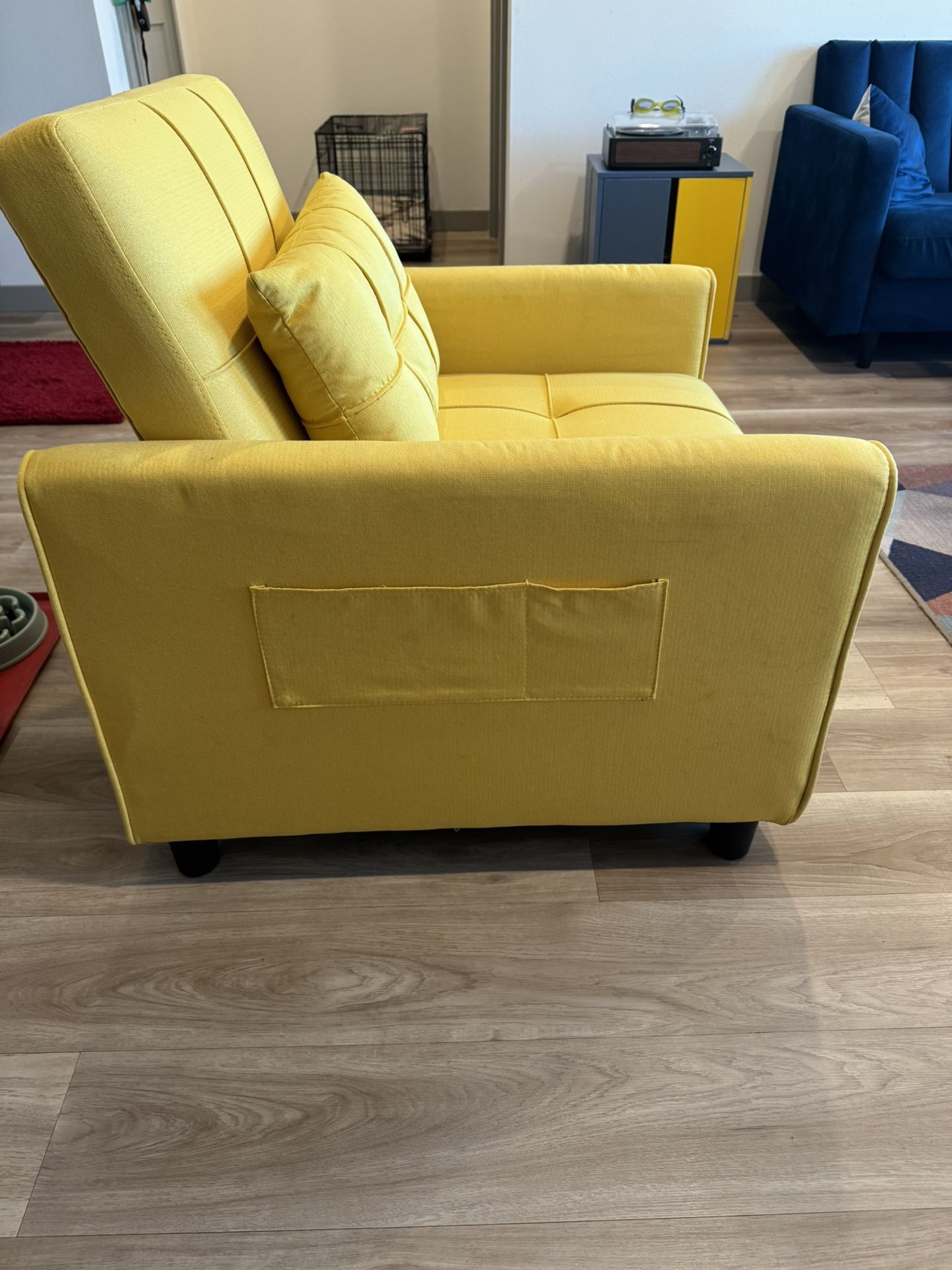 Convertible Sofa Chair 3-in-1, Adjustable Sleeper Chair Pullout Sofa Bed