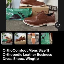 Orthocomfoot Men’s Oxford Shoes-11.5-$70