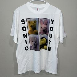 Sonic Youth Vintage Style NEW T Shirt S - Plushes Mike Kelley Art Levi’s