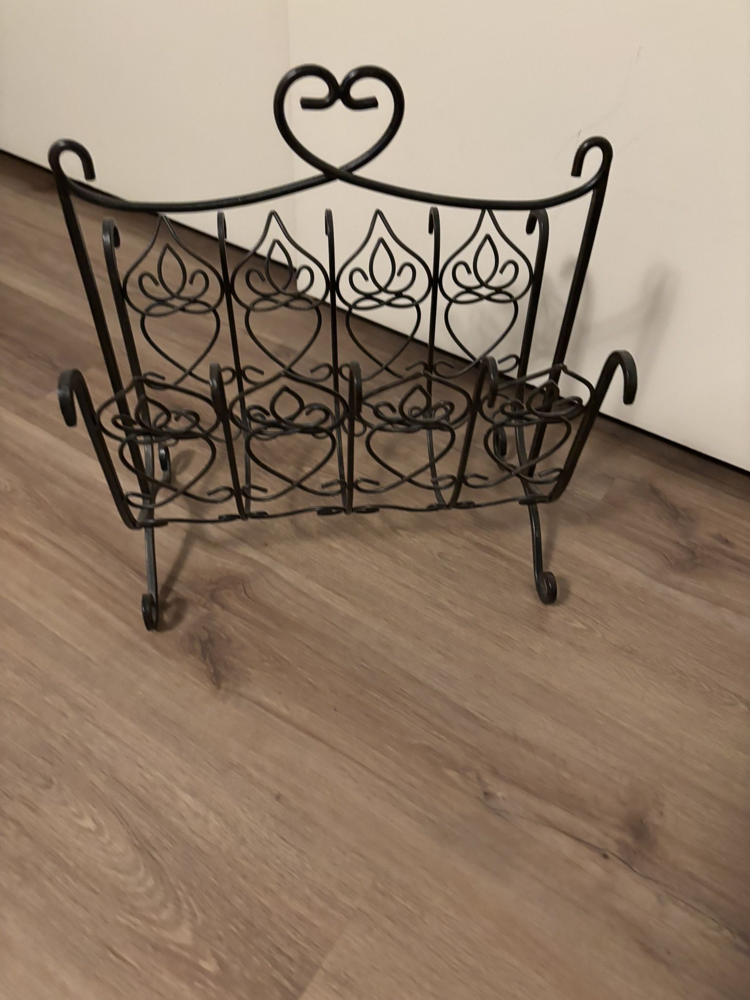 Wrought Iron Magazine Rack