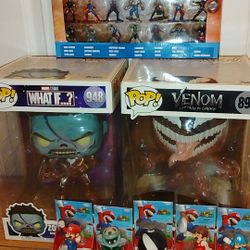Marvel Posters, Funko Pop And Nano Metal Figs