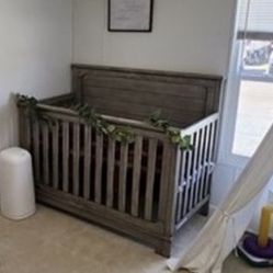 Wooden Baby Crib 