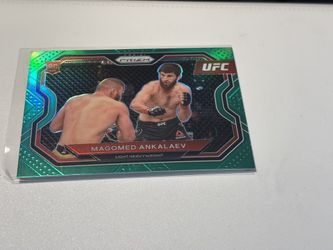 2021 Prizm UFC Magomed Ankalaev RC Green Pulsar