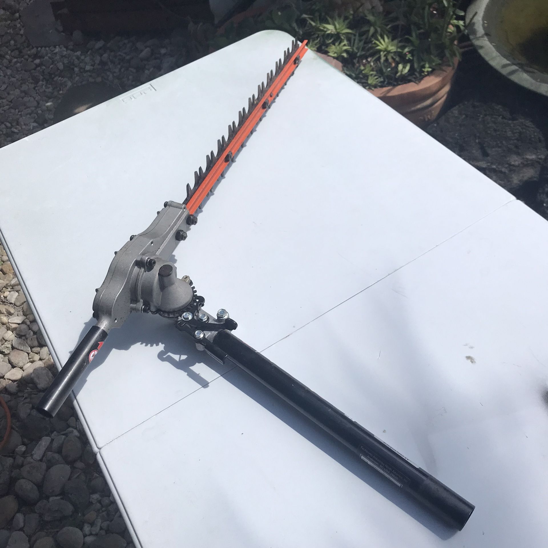 Ryobi ExpandIt Articulating Hedge Trimmer Attachment for Sale in