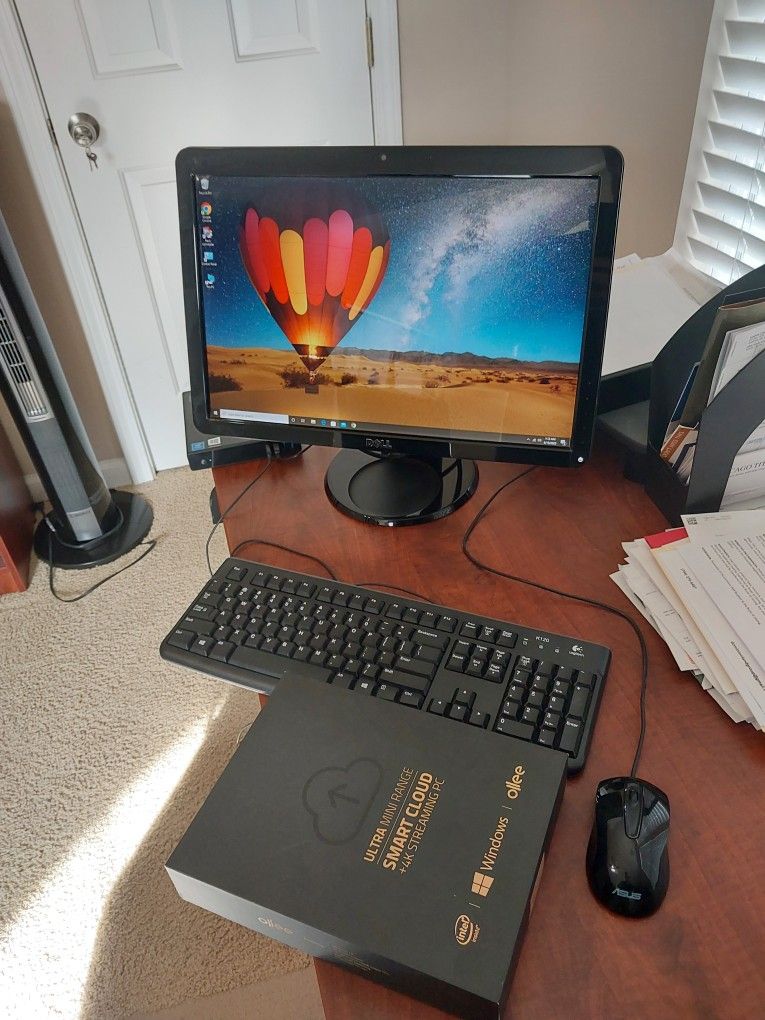 New Computer Cpu Small Formfactor Monitor Dell Wifi