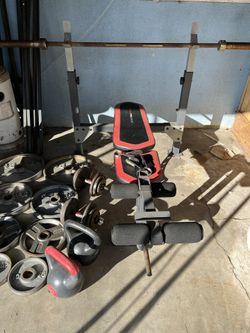 Olympic Bench With Weights