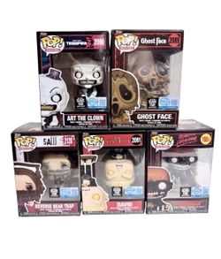 Scare fair 2026 Funko pops and Youtooz and Thrilljoys