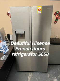 Beautiful Hisense French Doors Refrigerator 