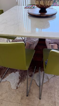 Dining table with chairs