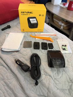 Rexing V1 4K Ultra HD Wi-Fi Dash Cam – Original Box & Accessories