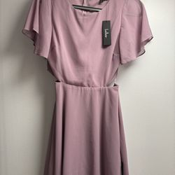 Brand New Mauve Lulus Dress