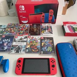 Nintendo Switch, games, and accessories
