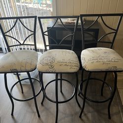 Bar Height Stool Set Of 3 