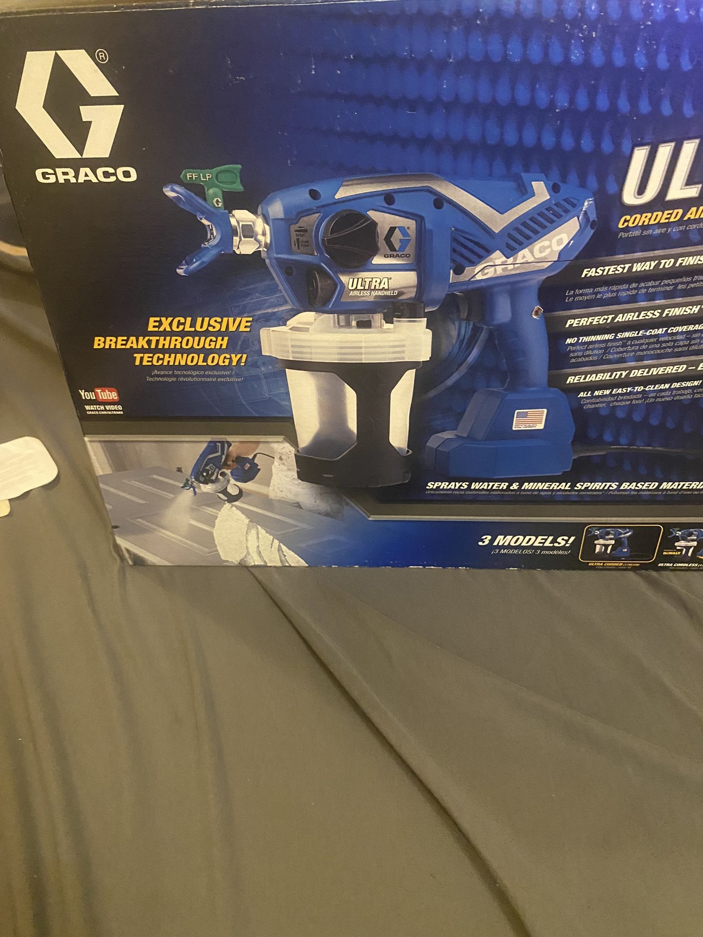 GRACO CORDED AIRLESS PAINT SPRAYER