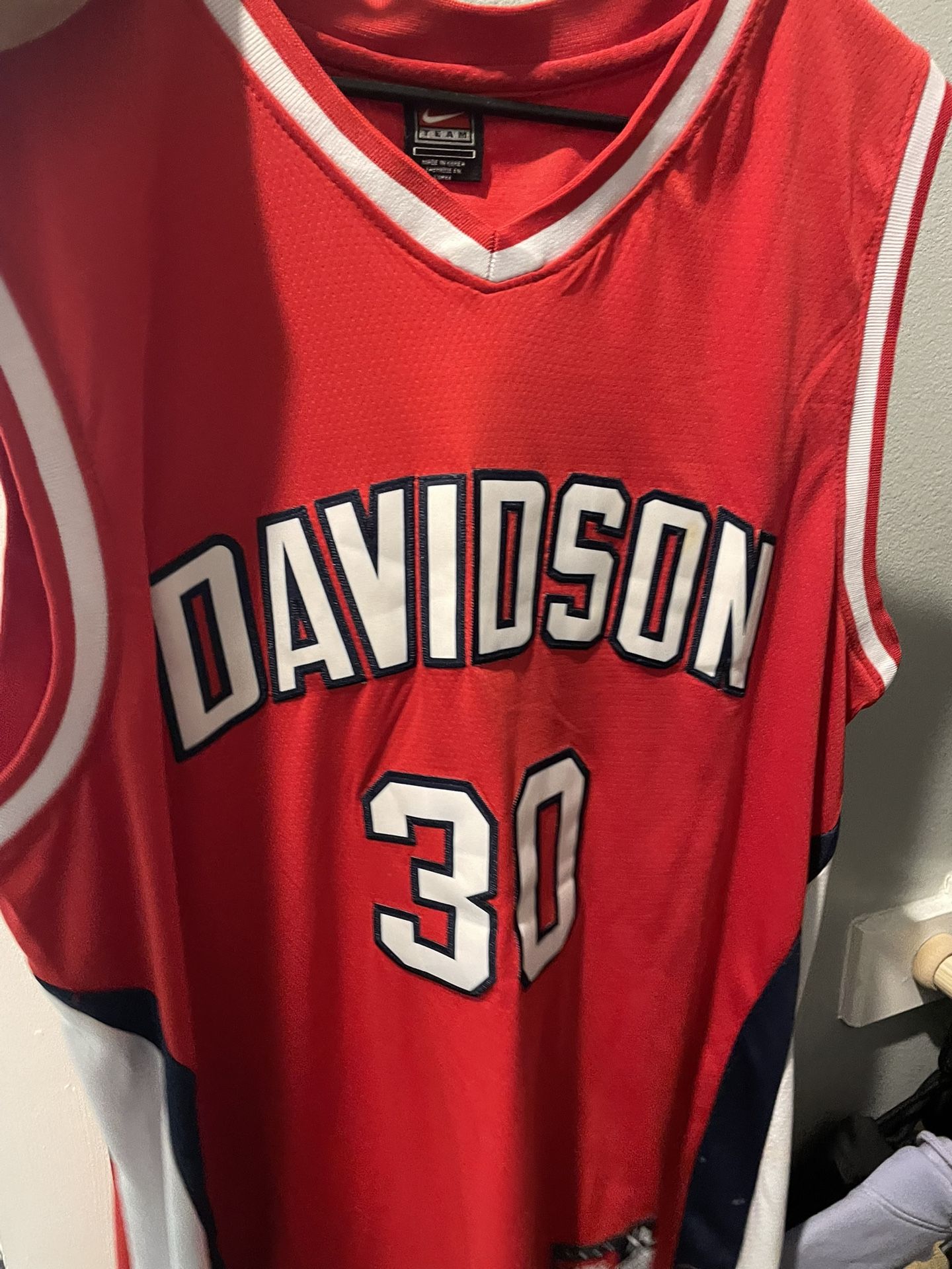 Stephen Curry Davidson Jersey 